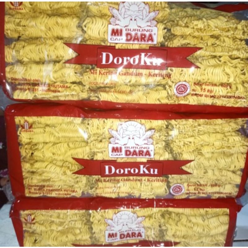 

Mie DOROKU Mie Burung Dara / Mie Kuning Keriting