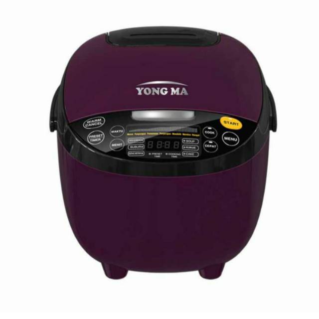Yong Ma YMC 211 / SMC 2117 Nasi Goreng Digital Rice Cooker - Violet [2.L] 100% ORI