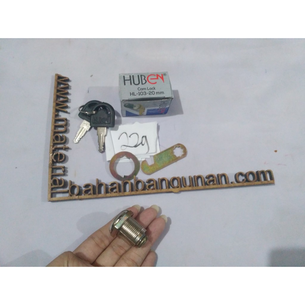 kunci pintu loker 2 cm panjang 3 cm camlock lemari huben cabinet DISKON7