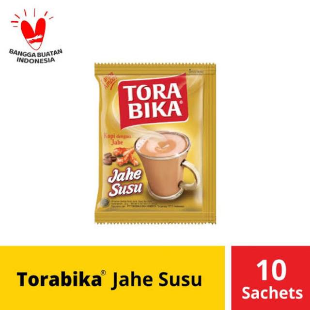 

TORABIKA JAHE SUSU 10 SACHET × 25G