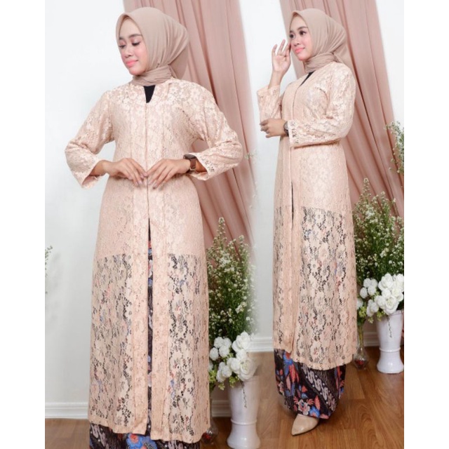 MJ/ Set Hayati Kebaya Brokat Tunik Busui Frendly | Kebaya Tunik | Tunik Brokat | Kebaya Modern | Kebaya tile | Kebaya Favorite | Batik Couple | Kebaya Tunik | Wisuda Kebaya | Kebaya Kondangan | Kebaya Wisuda | Kebaya Brokat