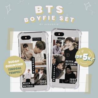 Sticker case BTS boyfie pack stiker  hp  set bangtan kpop 