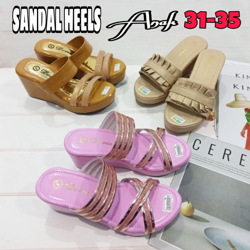 SANDAL WEDGES CASUAL ANAK TANGGUNG (31-35)