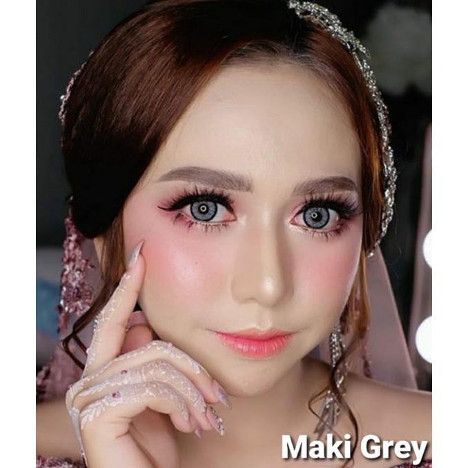 SOFTLENS BEST SELLER DREAMCOLOR MAKI GREY/ABU uk14.5mm NORMAL/MINUS - GREY MINUS