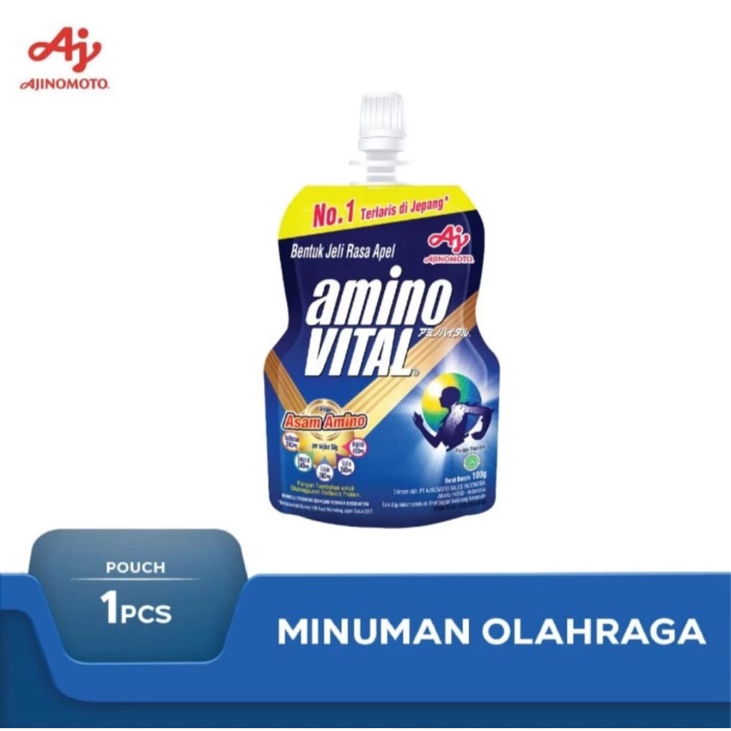 AminoVITAL Sport GEL Jelly Stamina Energy GU Lari Sepeda Olahraga amino vital