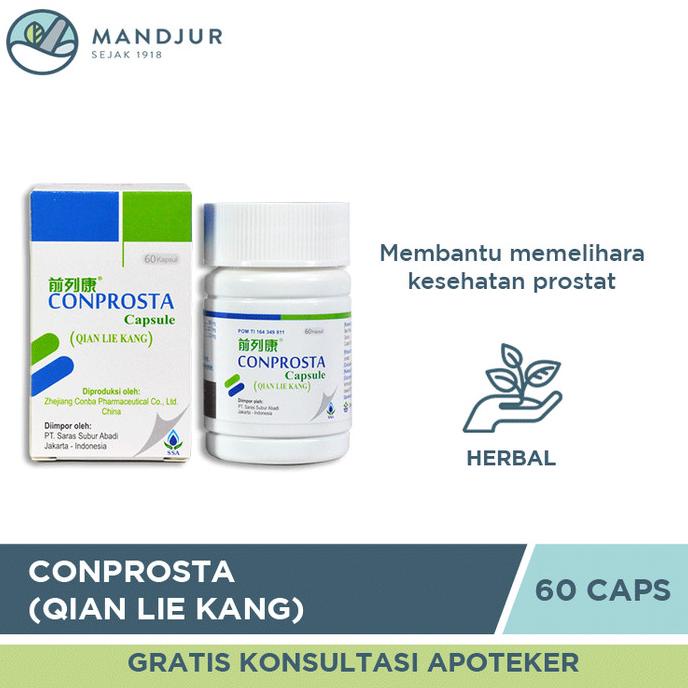 

TERMURAH Conprosta (Qian Lie Kang) - Mengobati Peradangan Pada Kelenjar Prostat /OBAT HERBAL ASAM URAT/OBAT HERBAL PELANGSING/OBAT HERBAL KOLESTEROL/OBAT HERBAL DIABETES