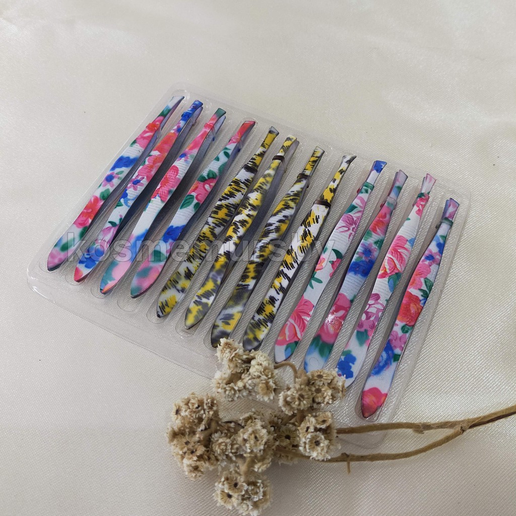 (ECER) pinset alis motif / pinset cabut uban di rambut