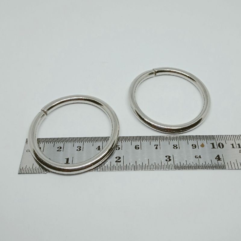 RING O BULAT BESI UKURAN 5 CM TEBAL NIKEL