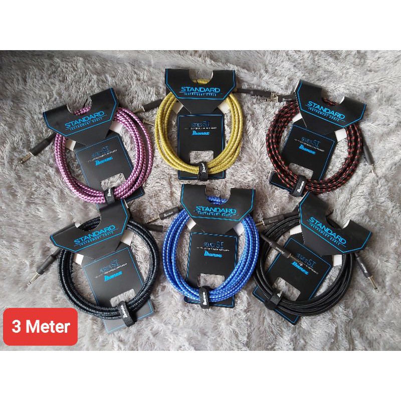 Jual Kabel Jack Gitar Ibanez Panjang 3 Meter Murah | Shopee Indonesia