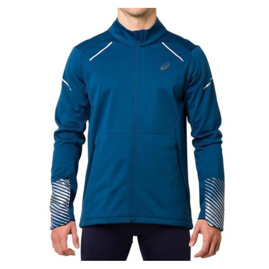 JAKET ASICS RUNNING LITE-SHOW 2 Sz S M 2011A641 400 BNWT ORI TRAINING TEBAL WIND BREAKER