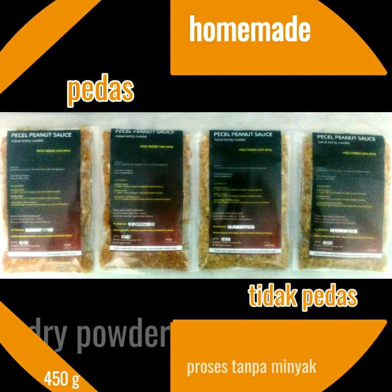 

PECEL PONOROGO ONE 450 g Bumbu Sambal Kacang Pecel Bubuk Kering