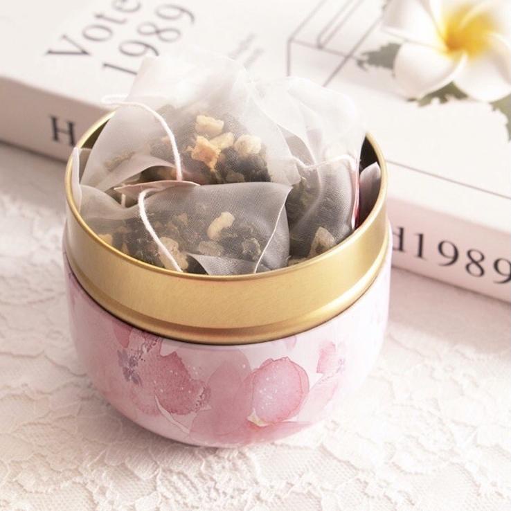 

FG5✼ Teh Bunga / Flower Tea – Teh Herbal / Tisane Tea dengan Kemasan Kaleng Cantik bisa untuk Souvenir Oke Price