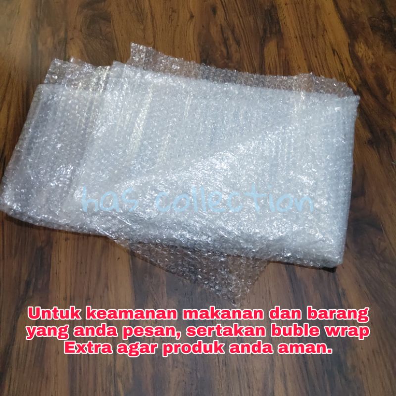 BUBBLE WRAP EXTRA PACKING TAMBAHAN UNTUK MAKANAN DAN PRODUK LAINYA