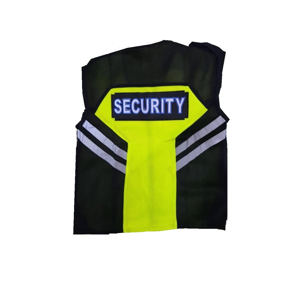 Rompi Satpam Security Bahan Double Mess DObel Mesh Tebal Berkualitas