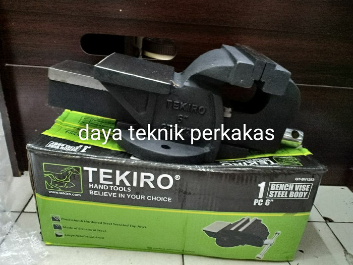 Catok Paron 6 Inci Ragum Bench Vice Baja Kokoh
