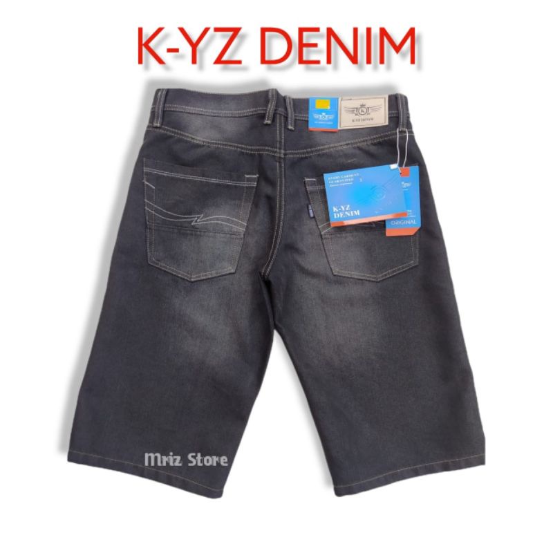 Celana Pendek Jeans Pria Denim Cowo Salvedge Original Kekinian Keren