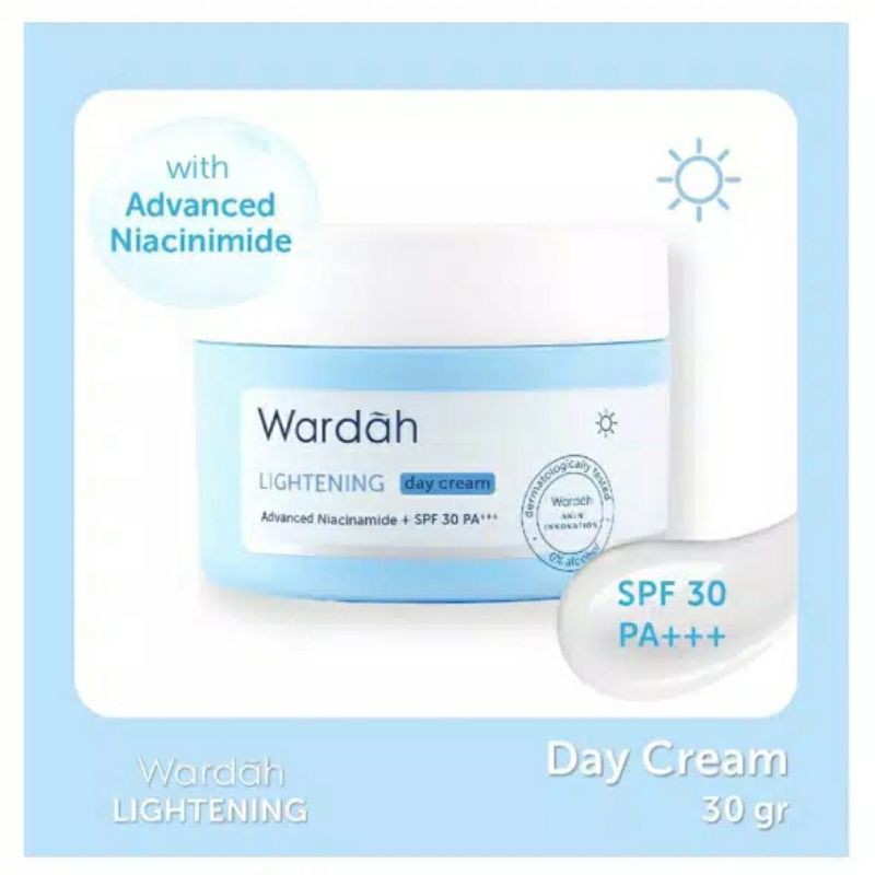 [30gr] Wardah Lightening Day Cream | Day Gel Pot