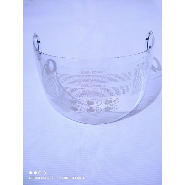 KACA VISOR HELM MDS MODULAR MDS PRO RIDER ORIGINAL