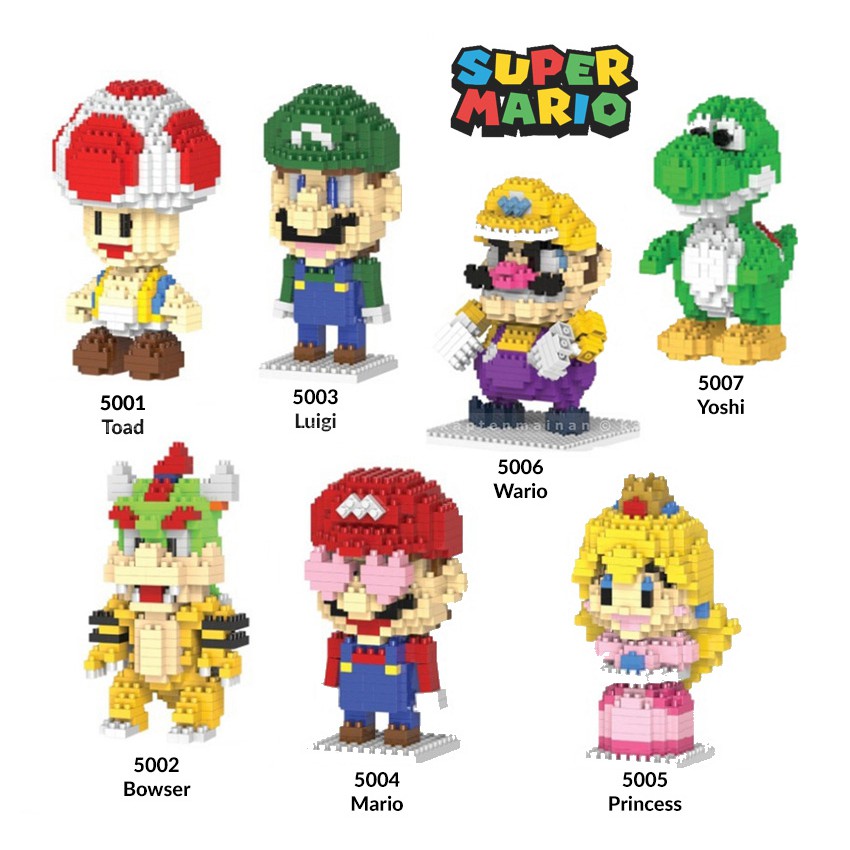 super mario nanoblocks