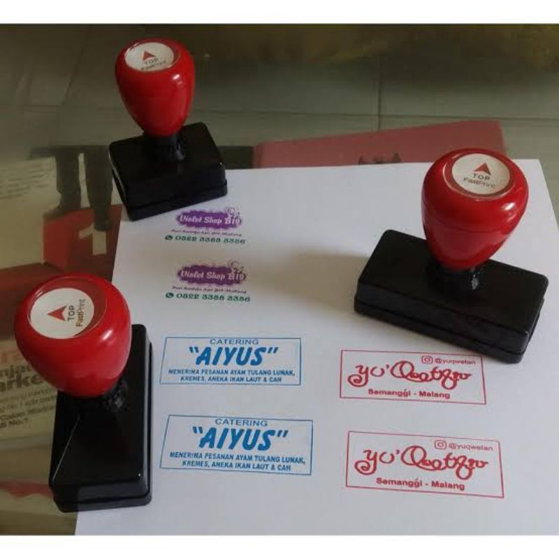 Stempel Flash Warna Ukuran 2 X 5 Cm Shopee Indonesia