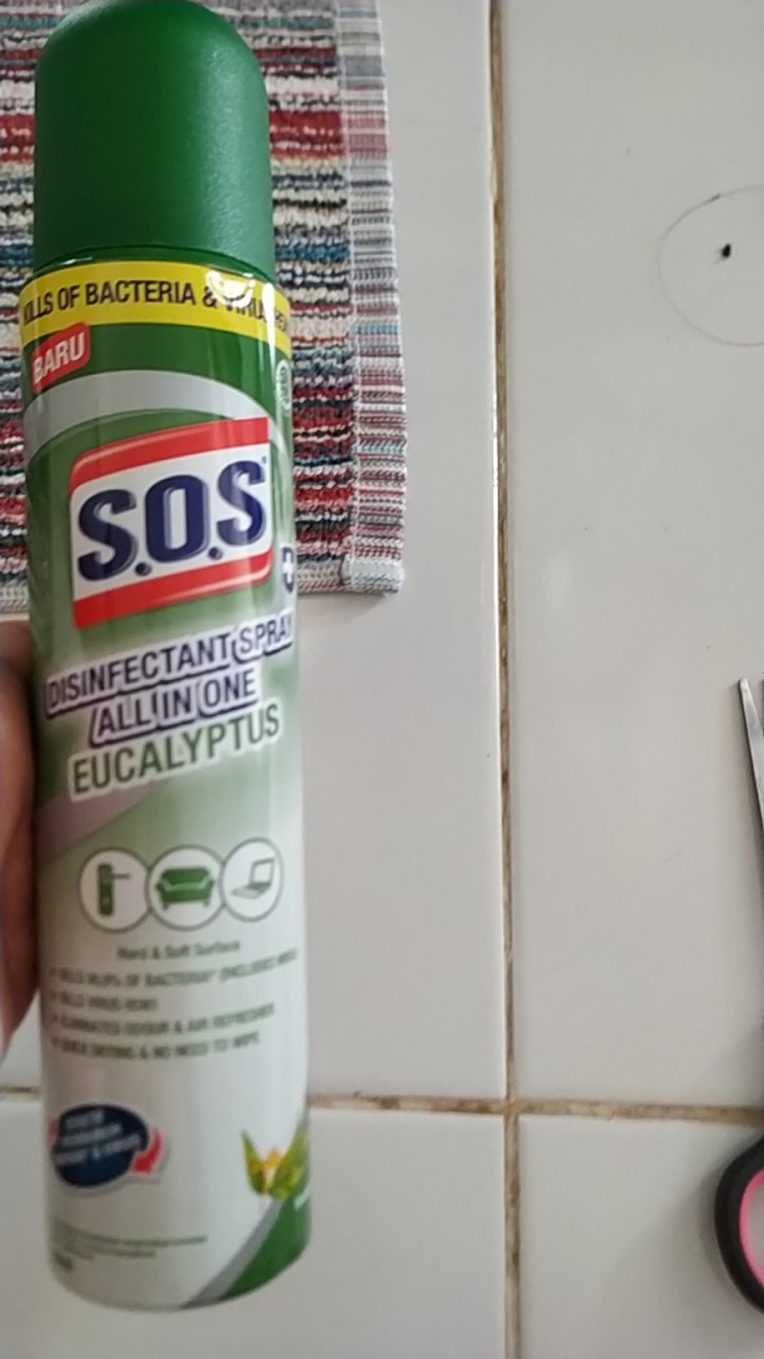Sos Disinfectant Spray All In One Eucalyptus 250ml