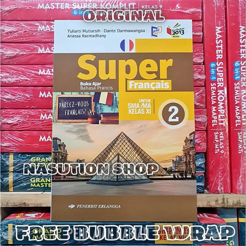 Jual Buku Super Francais Kelas 2 Xi 11 Sma K13 Revisi Erlangga Bahasa