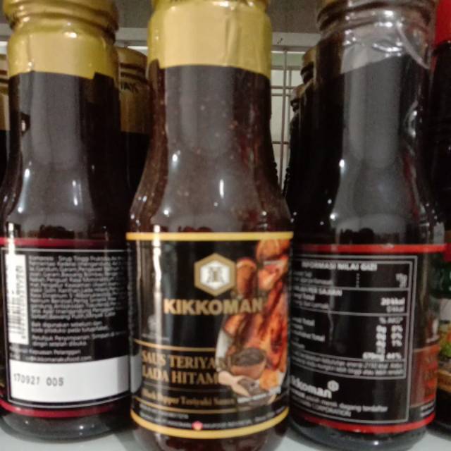 

kikkoman saus teriyaki lada hitam 300 gr
