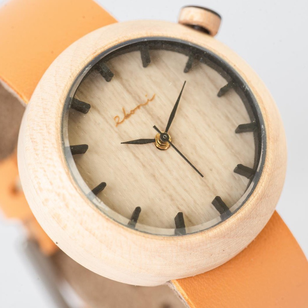 Eboni - Jam Tangan Kayu Mini Maple 2.0 Honey / Wooden Watches