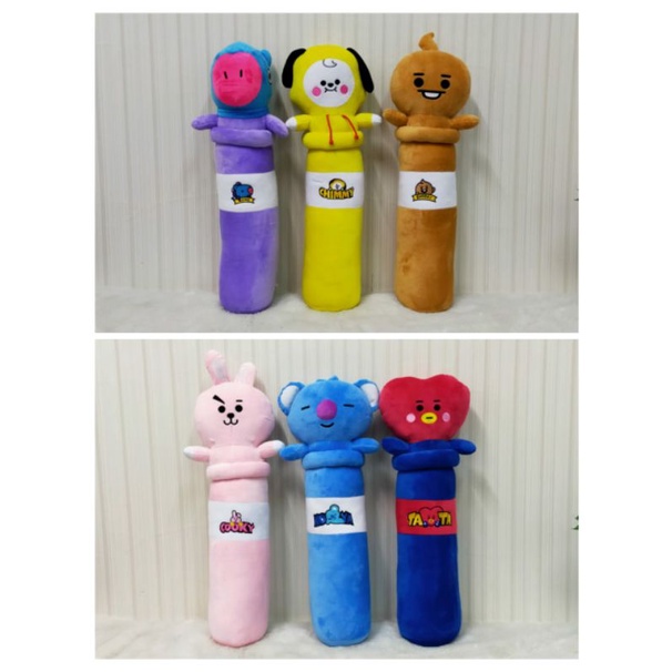 Guling Botol Susu BTS Size m /60cm/gulingkarakter/guling lucu/bantal guling BTS