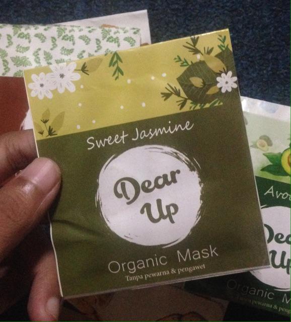 (BISA COD) DEAR UP ORGANIC MASK / MASKER BUBUK ORGANIK
