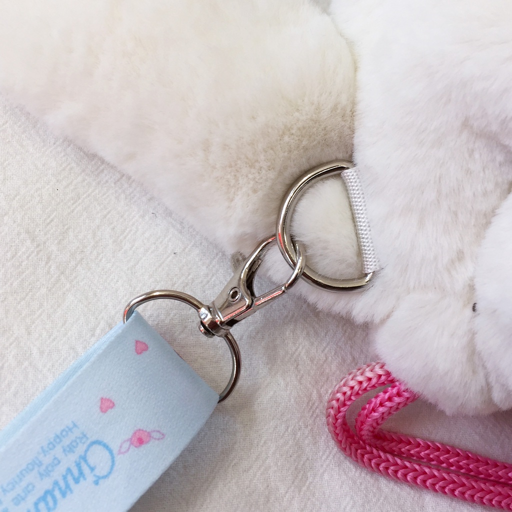 Tas selempang bulu cinnamoroll TL022 sling bag anak perempuan