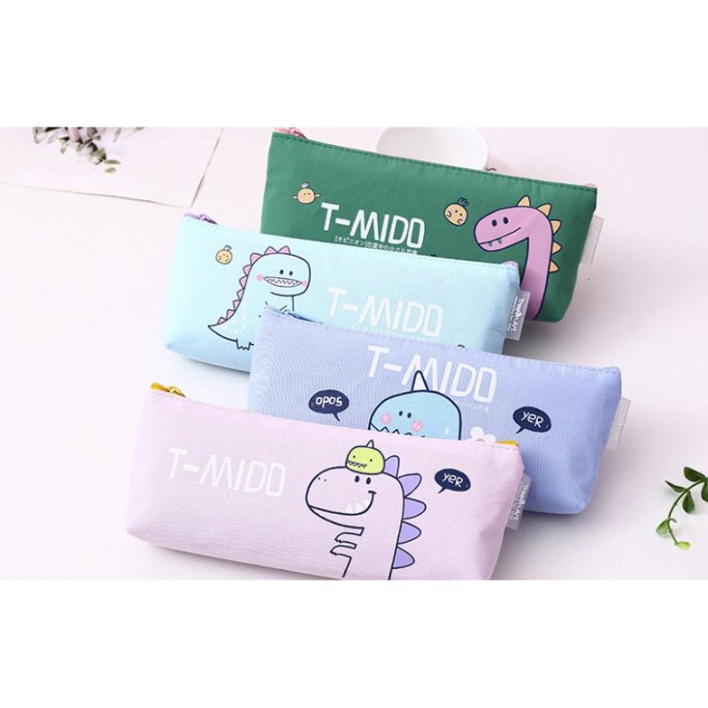 

Kotak Pensil Canvas Dino Lucu Kualitas Import Tempat Pensil Zipper SK0055