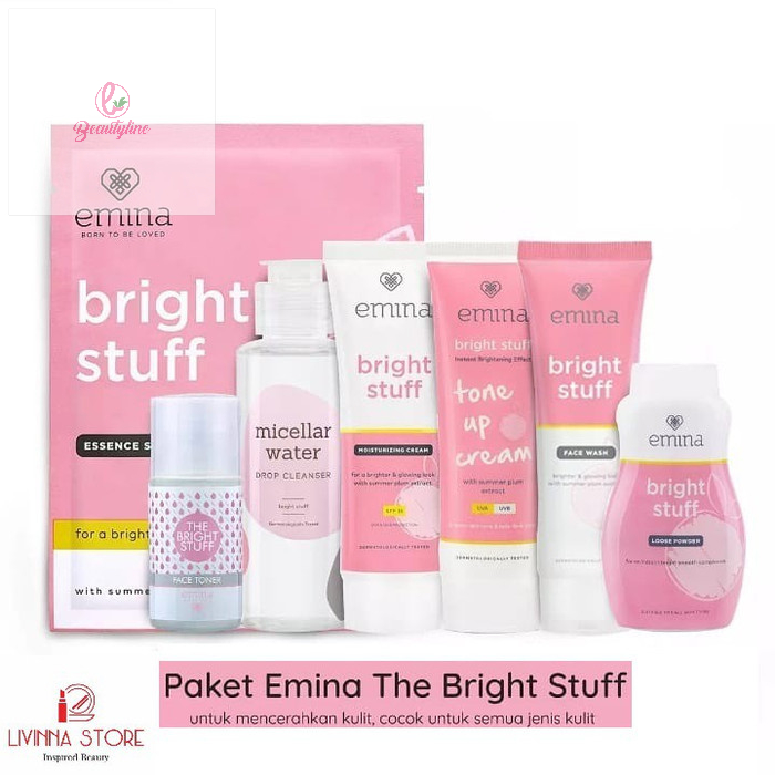 Emina Bright Stuff Paket Ekonomis 7 in 1