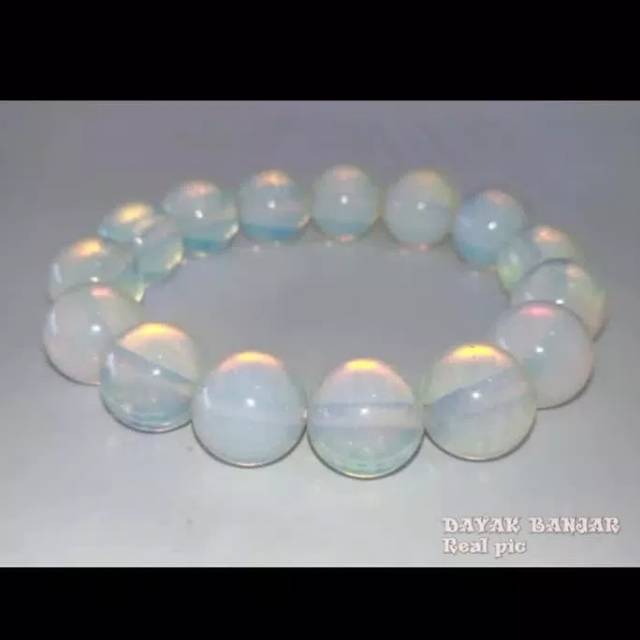 Gelang biduri bulan 12mm cewe