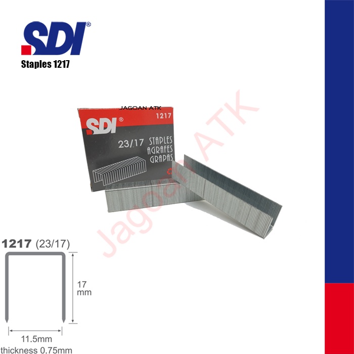 

Isi Staples Jilid 23/17 SDI 1217