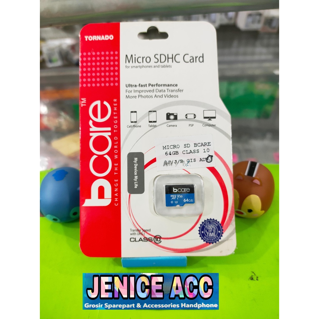 MICRO SD BCARE 64GB CLASS 10