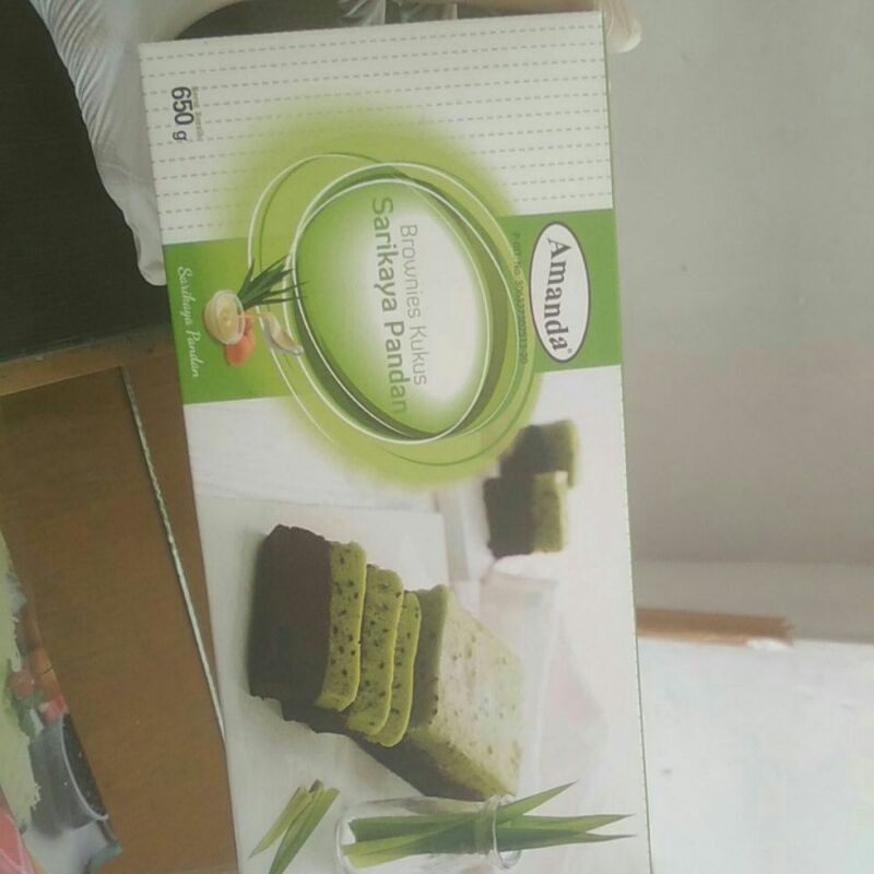 Amanda Brownies Sarikaya Pandan