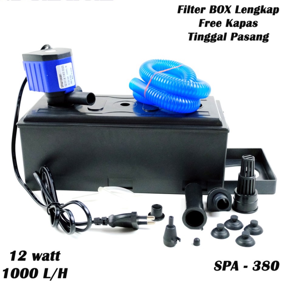 Filter Air Aquarium Top Filter Aquarium Lengkap Tinggal Pakai