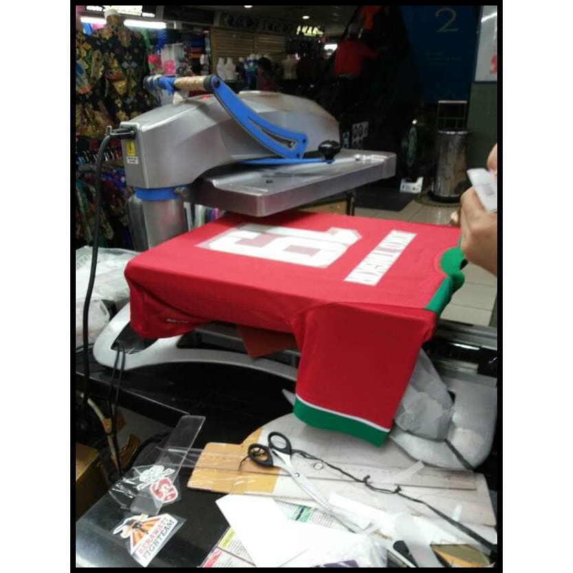 (Diskon) Costume Name/Nameset + Jersey Timnas Indonesia Home Go 2017/2018