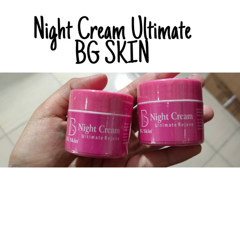 NIGHT CREAM ULTIMATE REJUVE BEAUTY GLOW BG SKINCARE KRIM MALAM ANTI FLEK REBAL