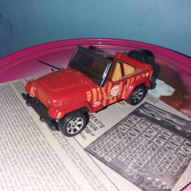 Diecast Matchbox Jeep Wrangler