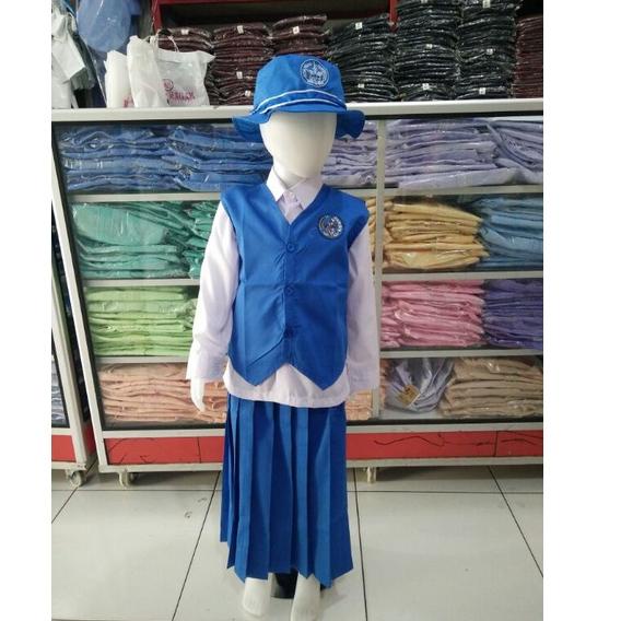 

(PROMO AFA63) baju tk nasional rompi pisah ✪