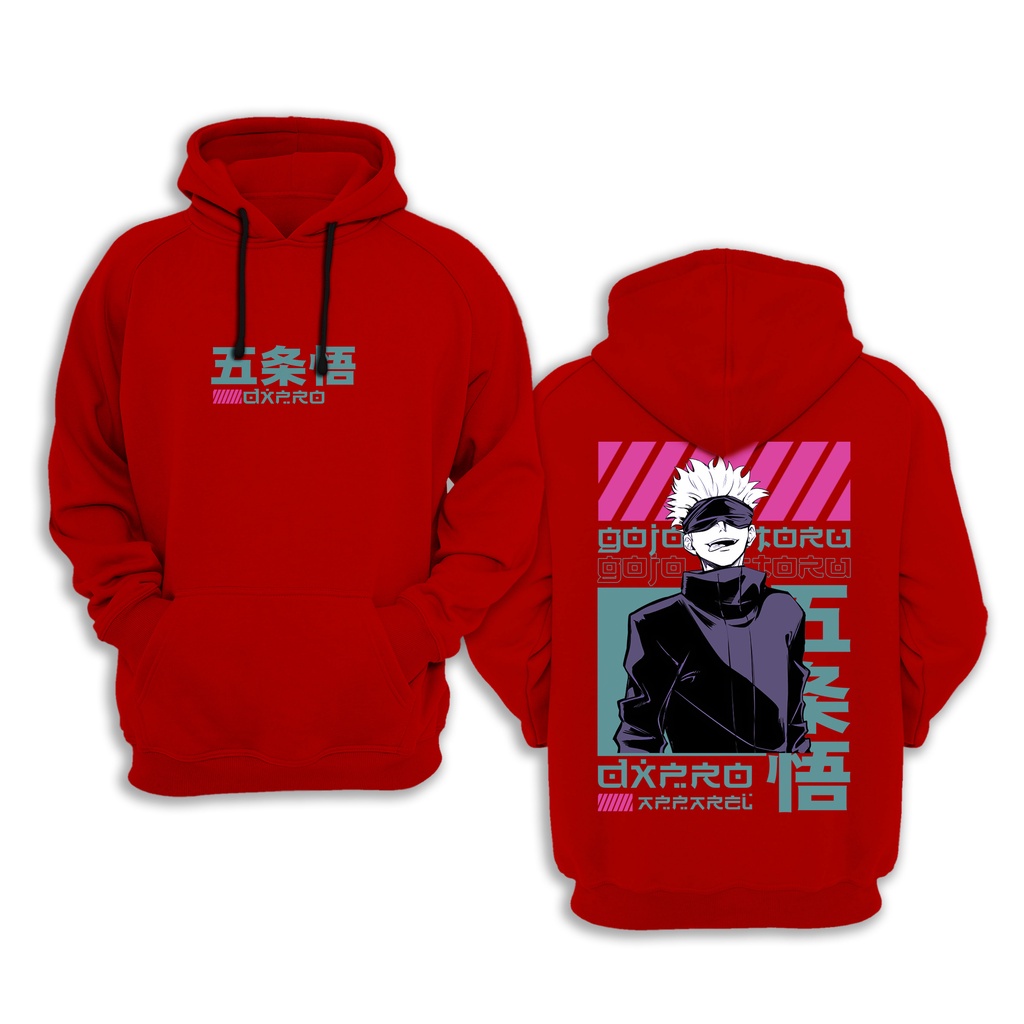 JAKET SWEATER HOODIE TERBARU GOJOU SATORU JUJUTSU KAISEN ITADORI YUUJI ANIME MANGA