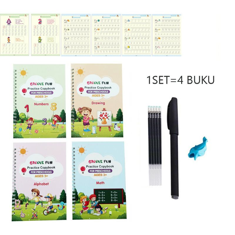 

Magic Book belajar untuk anak PAUD TK SD