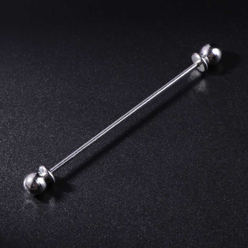 SIY  Men Shirt Pins Tie Clip Collar Clasp Luxury Business Wedding Brooch Bar Ornament