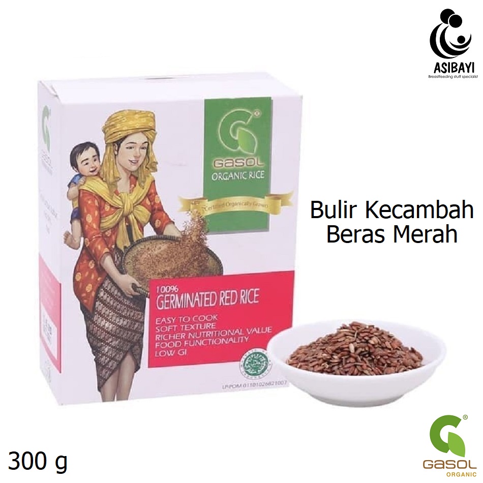 

Gasol Bulir Kecambah Beras Merah Organik Germinated Red Rice Organic 100%