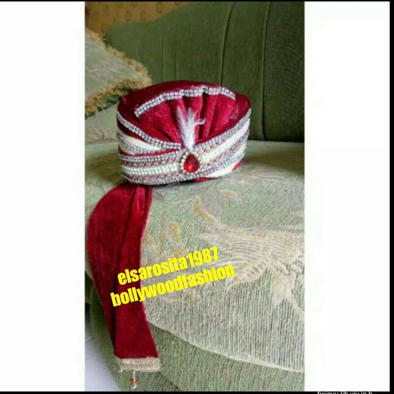 NEW Topi Pengantin India utk Cowok