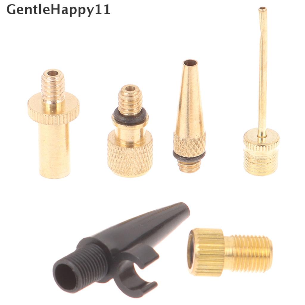 Gentlehappy Inflator Pump Nozzle Kit Presta Schrader Valve Adapter Adaptor Katup Sepeda