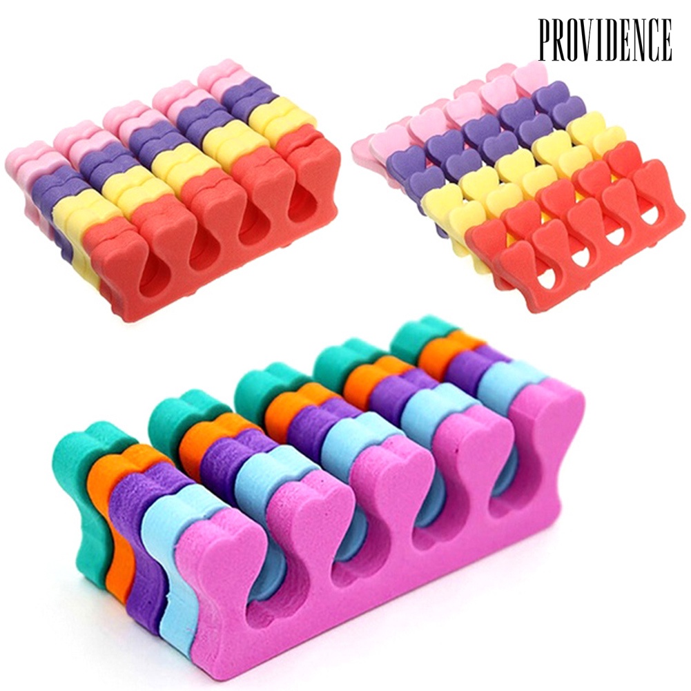 Providence 10/20Pcs Soft Sponge Nail Art Finger Toe Separator Salon Home Pedicure Tool