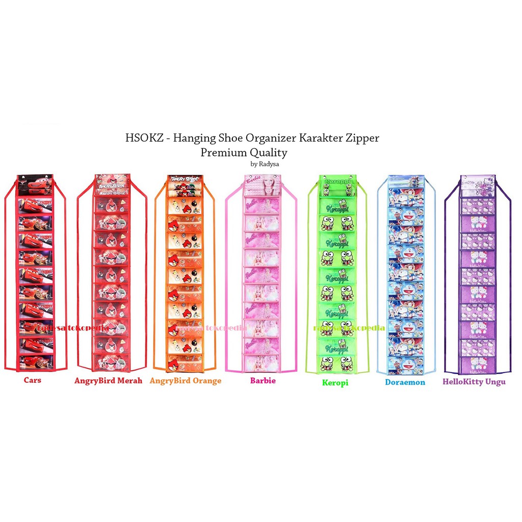 Rak Sepatu Gantung Karakter Hanging Shoes Organizer Rak Sepatu Gantung Karakter Hanging Shoes Organizer